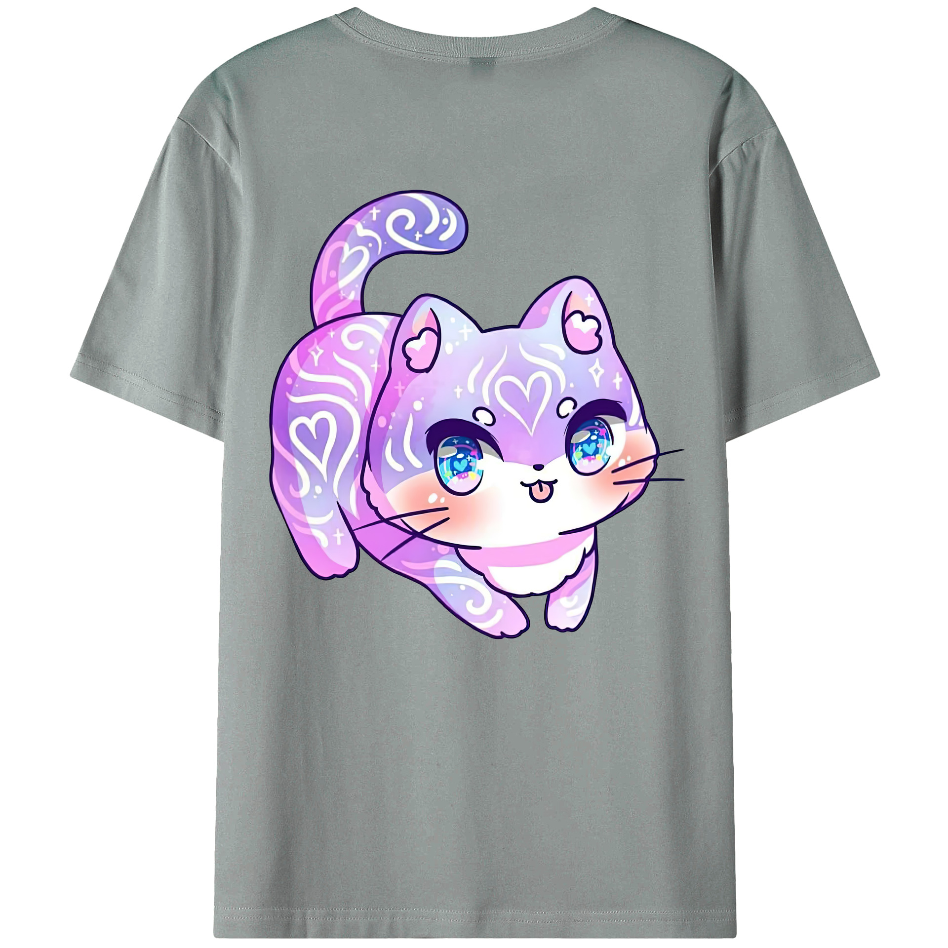 （画像用） 美少女戦士セーラームーン Sailor Moon 綿100％ メンズ半袖Tシャツ（バックプリント） 通気性